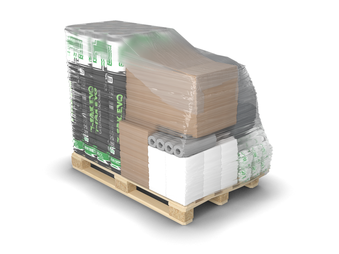 Emballera med handsträckfilm