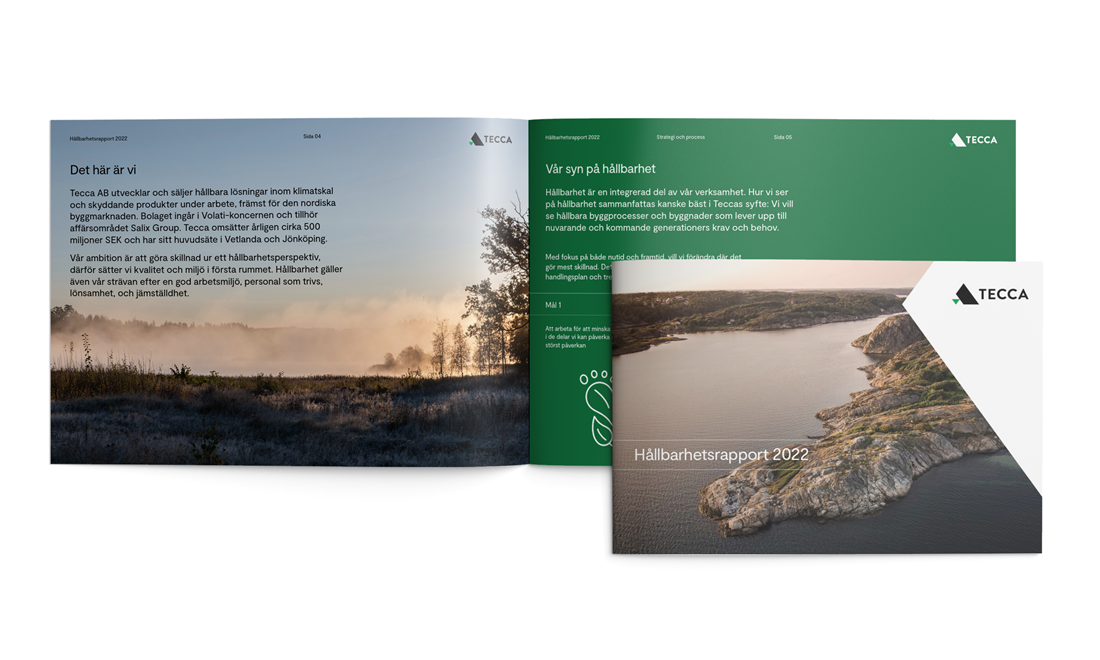 We are now releasing the sustainability report