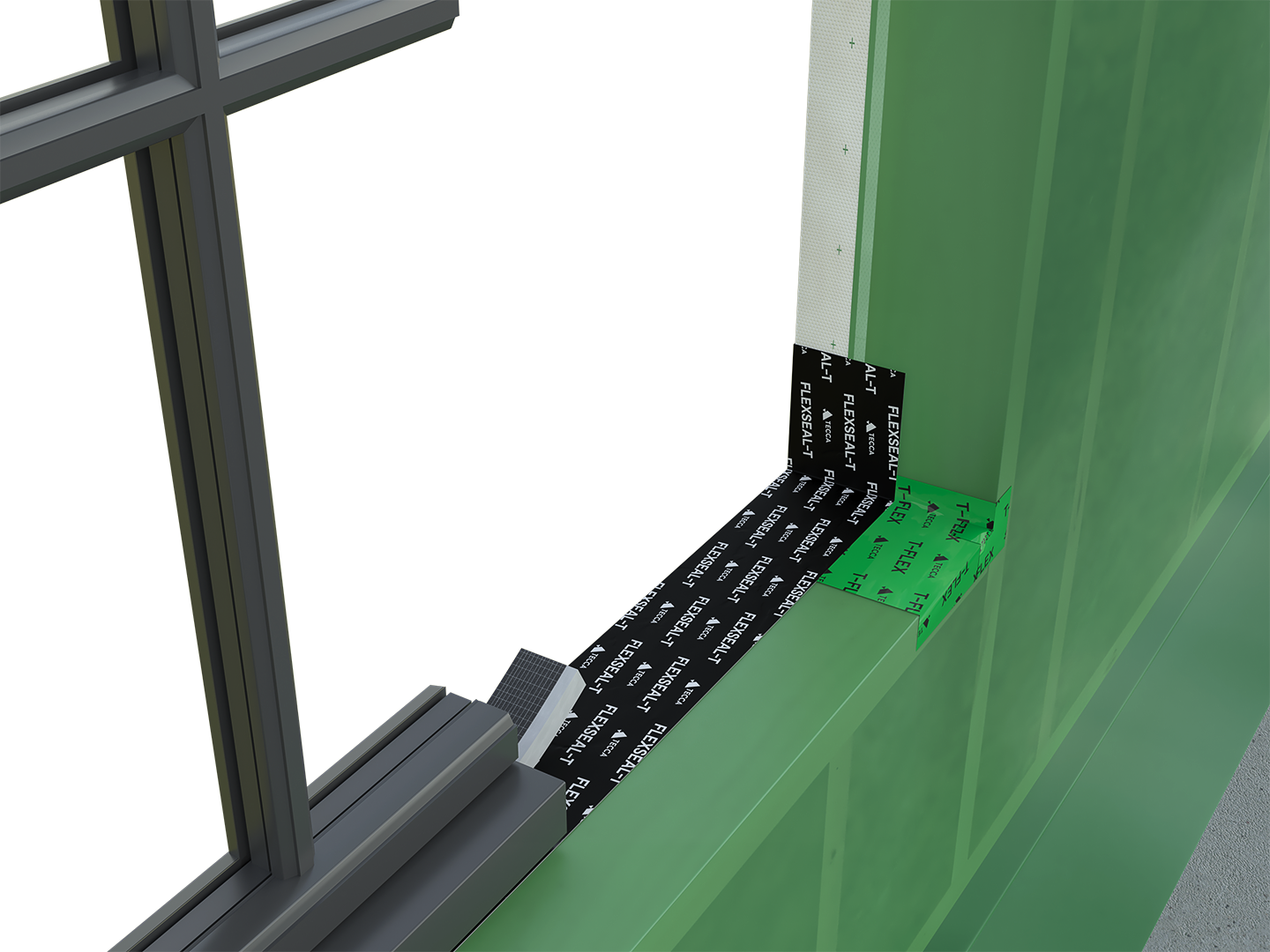 Beräkna materialåtgång för tätning av fönster